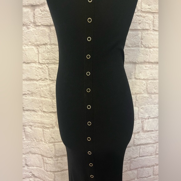 Sundry Ribbed Snap Dress - Picture 3 of 6